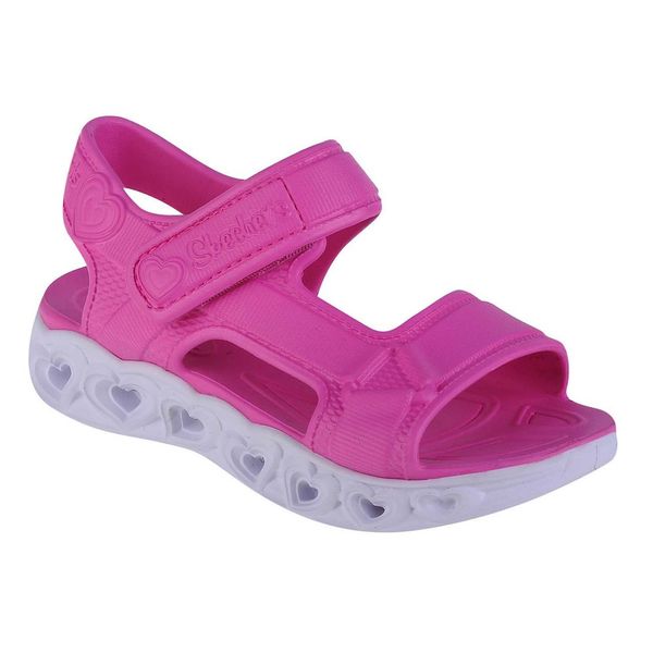 Skechers Skechers Heart Lights dječje sandale - Always Flashy 308045l-pnk