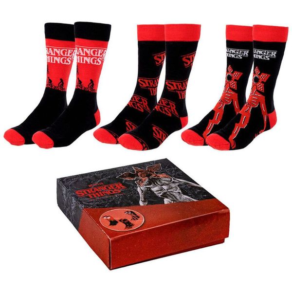 Stranger Things Stranger Things pack 3 adult socks