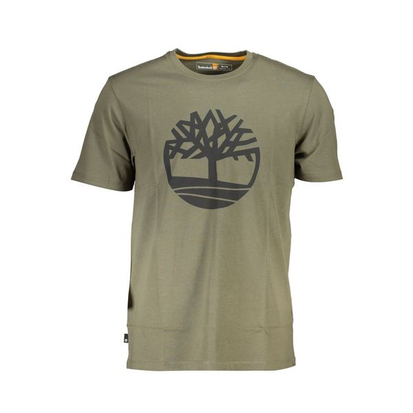 Timberland TIMBERLAND GREEN MEN'S SHORT SLEEVED T-SHIRT