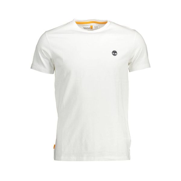 Timberland TIMBERLAND WHITE MEN'S SHORT SLEEVE T-SHIRT