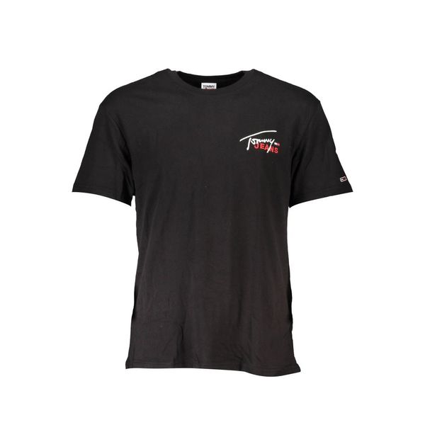 Tommy Hilfiger TOMMY HILFIGER BLACK MEN'S SHORT SLEEVE T-SHIRT