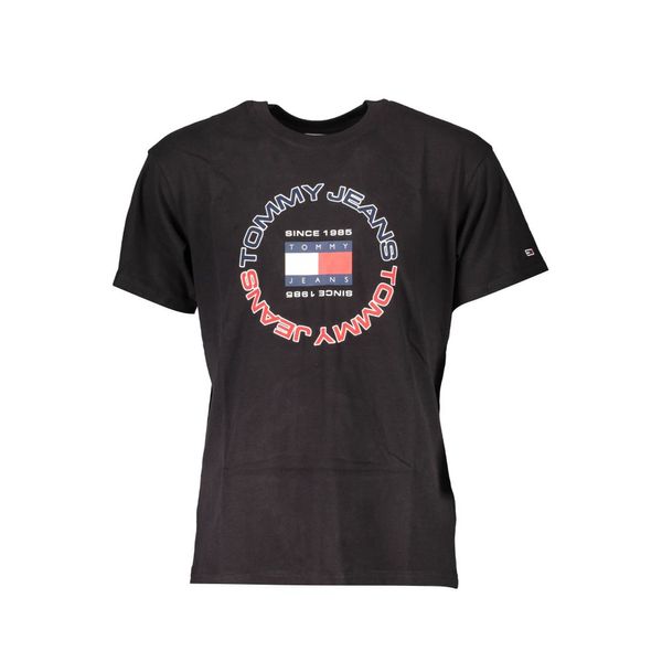 Tommy Hilfiger TOMMY HILFIGER BLACK MEN'S SHORT SLEEVE T-SHIRT