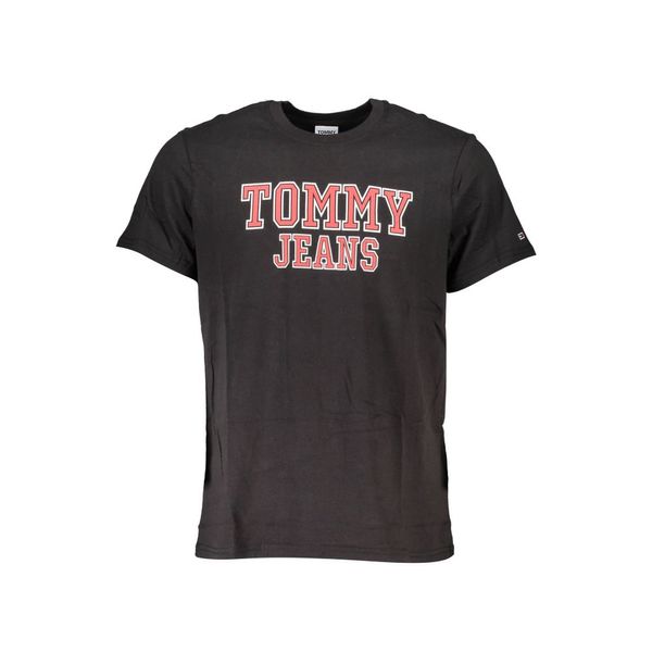 Tommy Hilfiger TOMMY HILFIGER BLACK MEN'S SHORT SLEEVE T-SHIRT