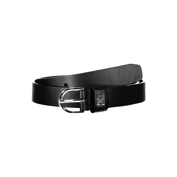 Tommy Hilfiger TOMMY HILFIGER LEATHER BELT WOMEN BLACK