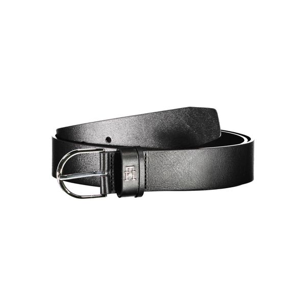 Tommy Hilfiger TOMMY HILFIGER LEATHER BELT WOMEN BLACK