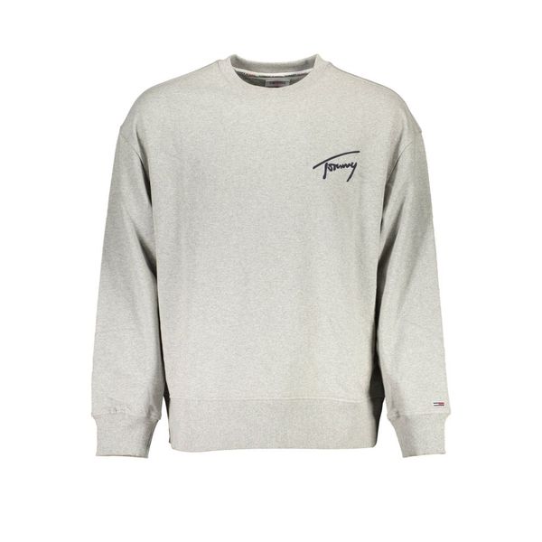 Tommy Hilfiger TOMMY HILFIGER MAN GRAY SWEATSHIRT WITHOUT ZIP