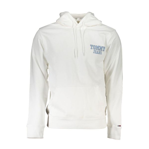 Tommy Hilfiger TOMMY HILFIGER MAN WHITE SWEATSHIRT WITHOUT ZIP