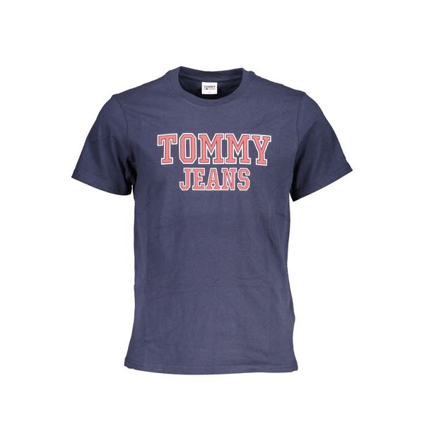 Tommy Hilfiger TOMMY HILFIGER MEN'S BLUE SHORT SLEEVE T-SHIRT