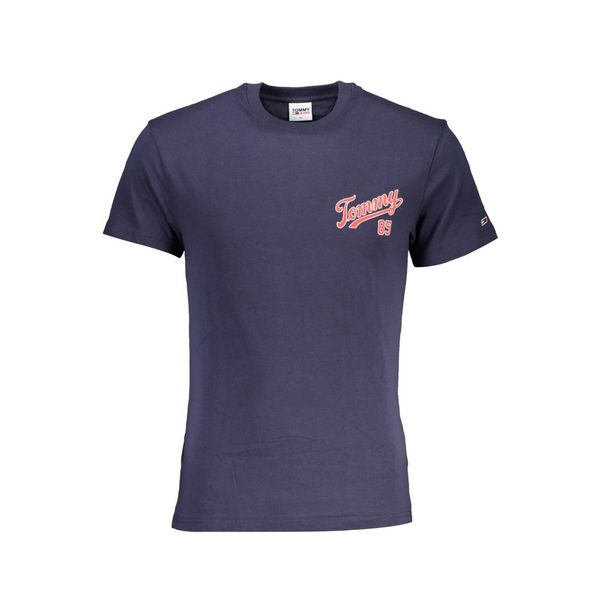 Tommy Hilfiger TOMMY HILFIGER MEN'S BLUE SHORT SLEEVE T-SHIRT
