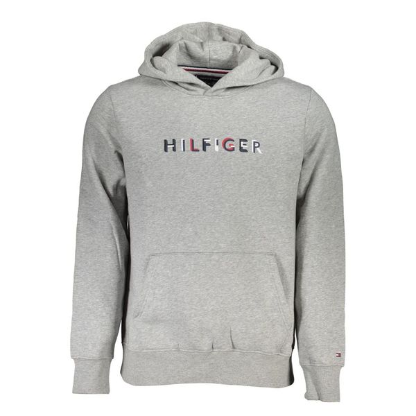 Tommy Hilfiger TOMMY HILFIGER MEN'S GRAY ZIPLESS SWEATSHIRT