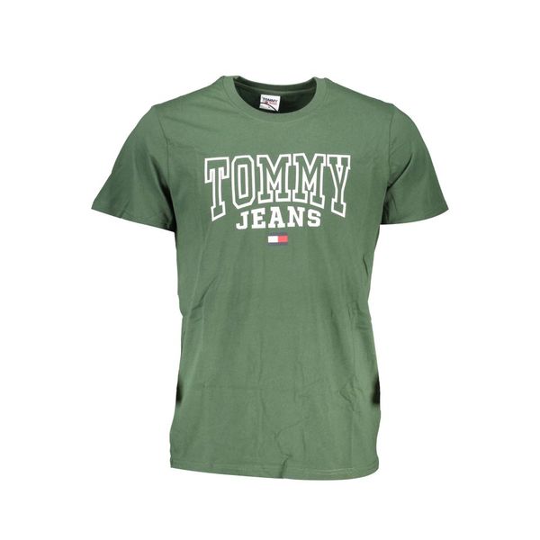 Tommy Hilfiger TOMMY HILFIGER MEN'S GREEN SHORT SLEEVE T-SHIRT