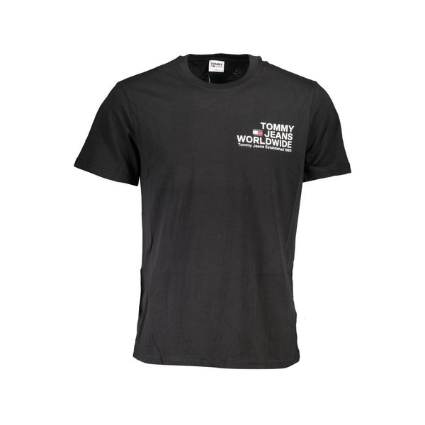 Tommy Hilfiger TOMMY HILFIGER MEN'S SHORT SLEEVE T-SHIRT BLACK