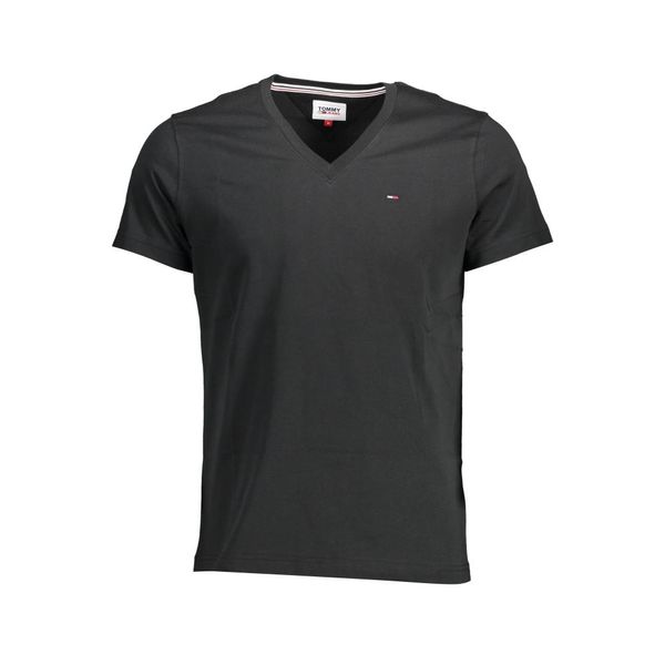 Tommy Hilfiger TOMMY HILFIGER MEN'S SHORT SLEEVE T-SHIRT BLACK