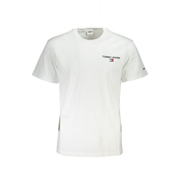 Tommy Hilfiger TOMMY HILFIGER MEN'S WHITE SHORT SLEEVE T-SHIRT