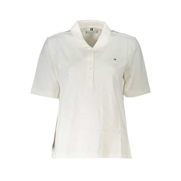 Tommy Hilfiger TOMMY HILFIGER POLO SHORT SLEEVE WOMAN WHITE