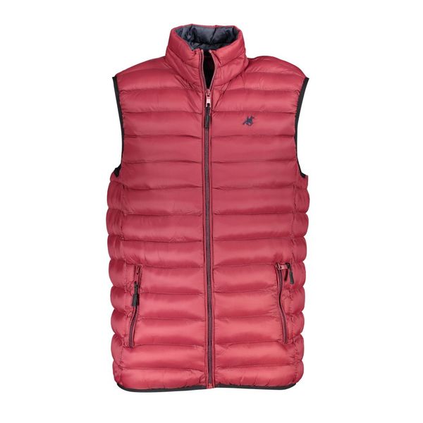 U.S. Grand Polo Club US GRAND MEN'S RED SLEEVELESS POLO