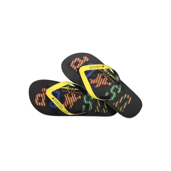 U.S. Grand Polo Club US GRAND POLO BLACK MEN'S SLIPPERS