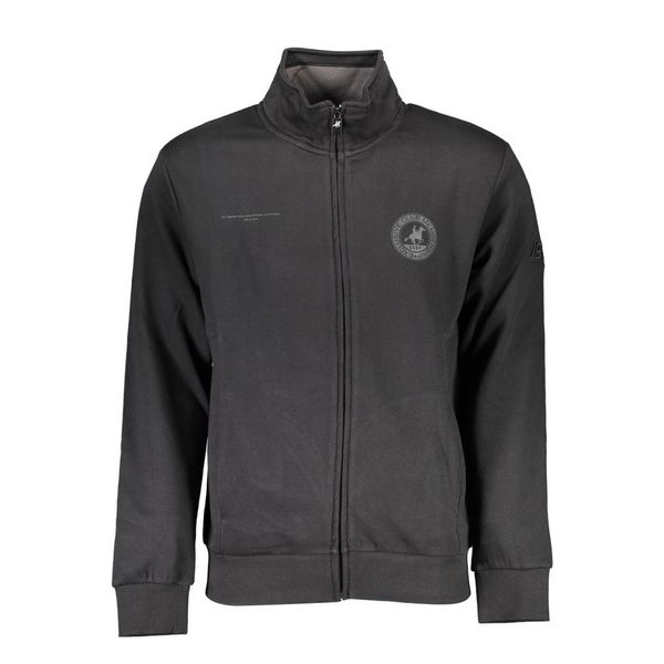 U.S. Grand Polo Club US GRAND POLO MEN'S BLACK SWEATSHIRT WITH ZIP