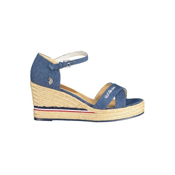 U.S. POLO ASSN. US POLO ASSN. BLUE WOMAN SANDAL FOOTWEAR
