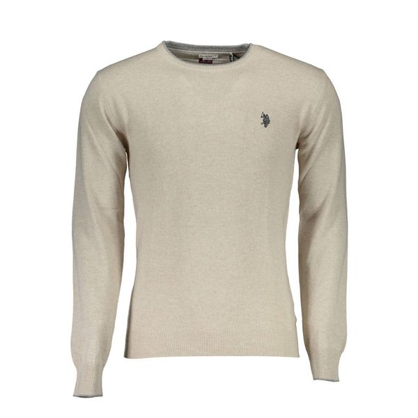 U.S. POLO ASSN. US POLO BEIGE MEN'S SWEATER