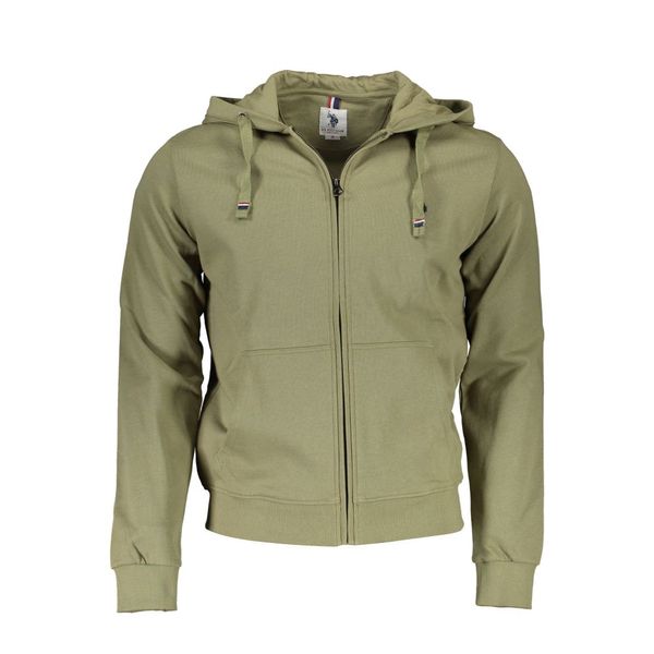 U.S. POLO ASSN. US POLO GREEN MAN SWEATSHIRT WITH ZIP