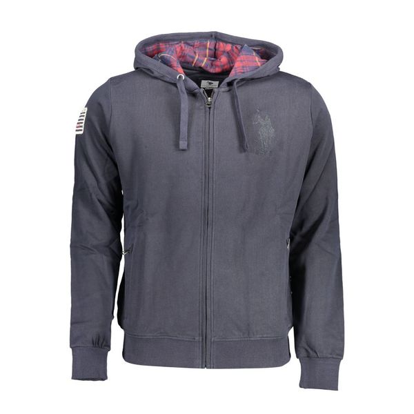 U.S. POLO ASSN. US POLO SWEATSHIRT WITH ZIP BLUE MAN