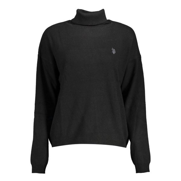 U.S. POLO ASSN. US WOMEN'S BLACK POLO SHIRT