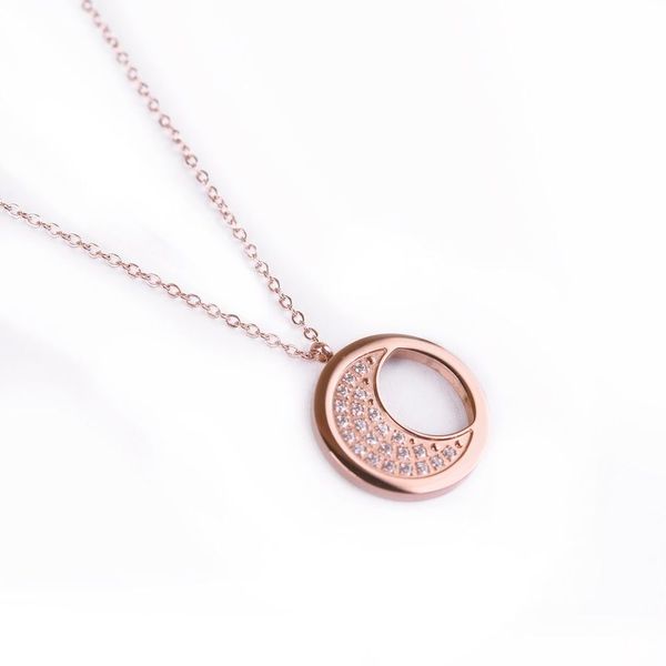Vuch Vuch ženska ogrlica Rosegold moon