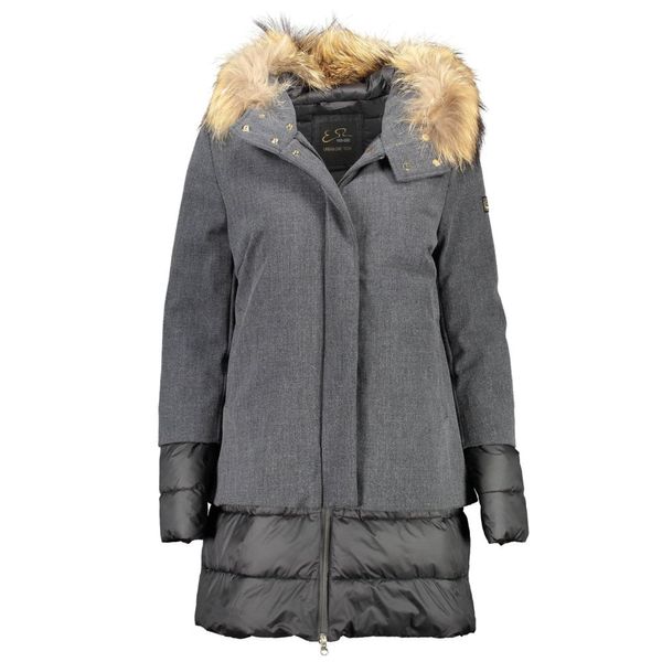 Yes zee YES ZEE GRAY WOMAN DOWN JACKET