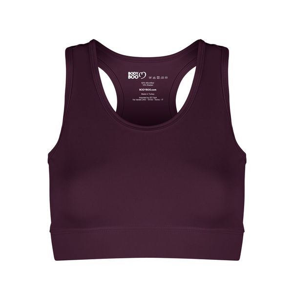 Bodyboo Ženski sportski grudnjak Bodyboo BB70220 Burgundy