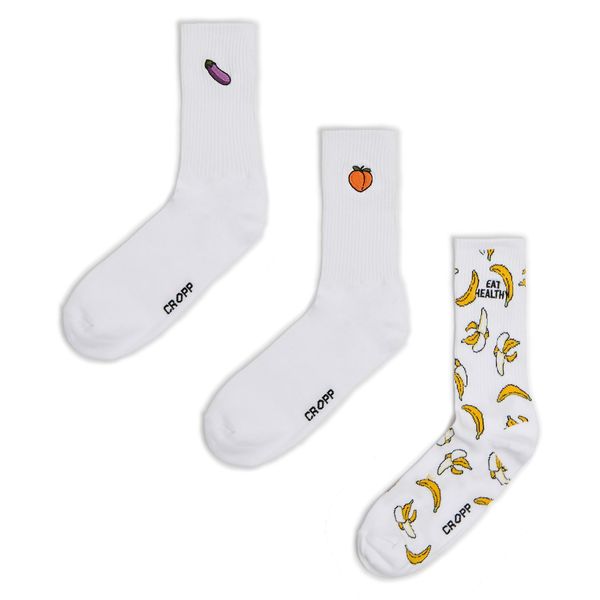 Cropp Cropp - 3-paket čarapa - bijela