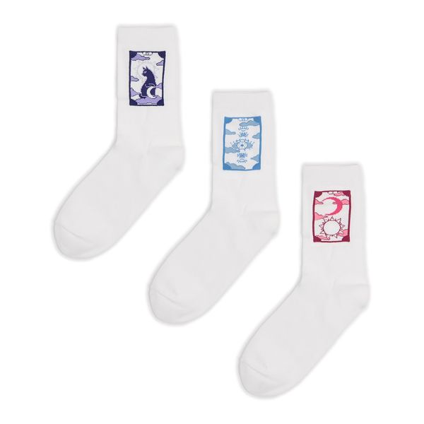 Cropp Cropp - 3-paket čarapa - bijela