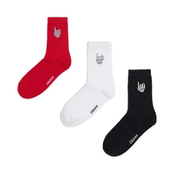 Cropp Cropp - 3-paket čarapa - bijela