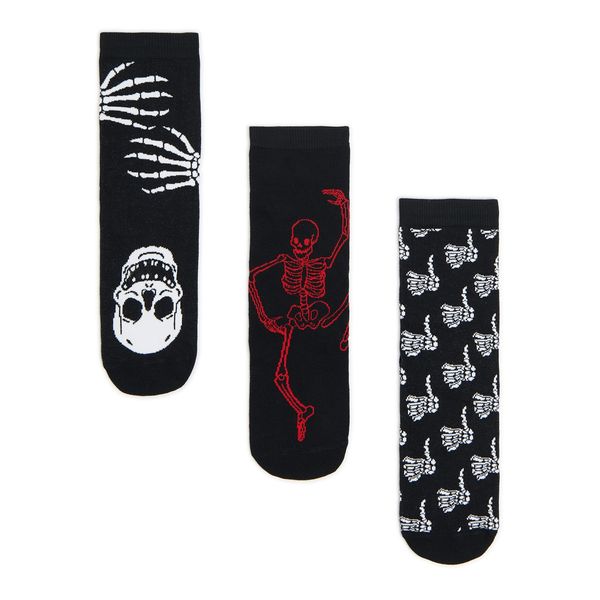 Cropp Cropp - 3-paket čarapa - crno