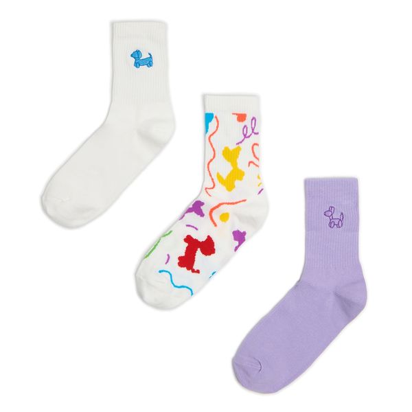 Cropp Cropp - 3-paket čarapa - šaren