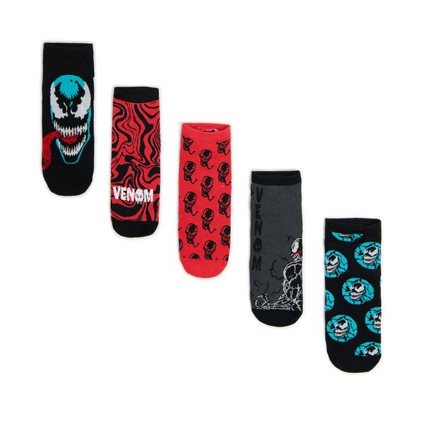 Cropp Cropp - 5-paket čarapa Venom - crvena