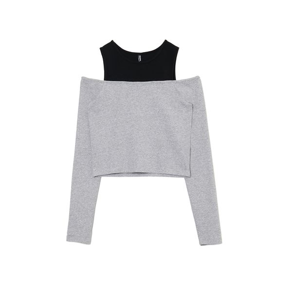 Cropp Cropp - Bluza - tamnosivo