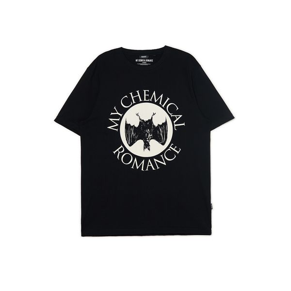 Cropp Cropp - Crna majica kratkih rukava s printom My Chemical Romance - crno