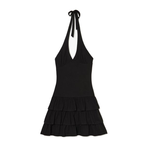 Cropp Cropp - Crna mini haljina - crno
