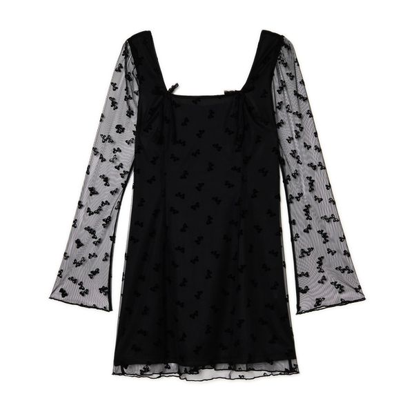 Cropp Cropp - Crna mini haljina - crno