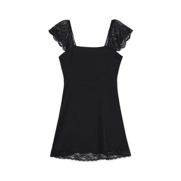 Cropp Cropp - Crna mini haljina - crno