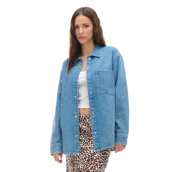 Cropp Cropp - Jakna od trapera - svjetloplavo