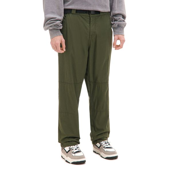 Cropp Cropp - Jogger hlače - prljavozeleno