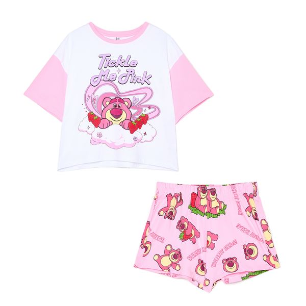 Cropp Cropp - Komplet dvodijelne pidžame Toy Story - pastelnoružičasto