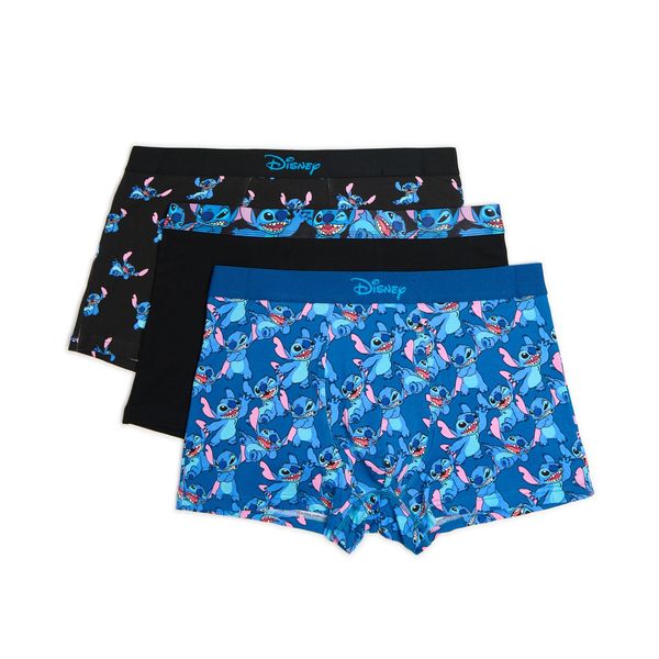 Cropp Cropp - Komplet od 3 para bokserica Lilo and Stitch - mornarsko plava