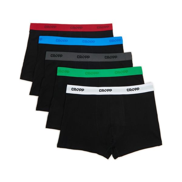 Cropp Cropp - Komplet od 5 pari bokserica - crno