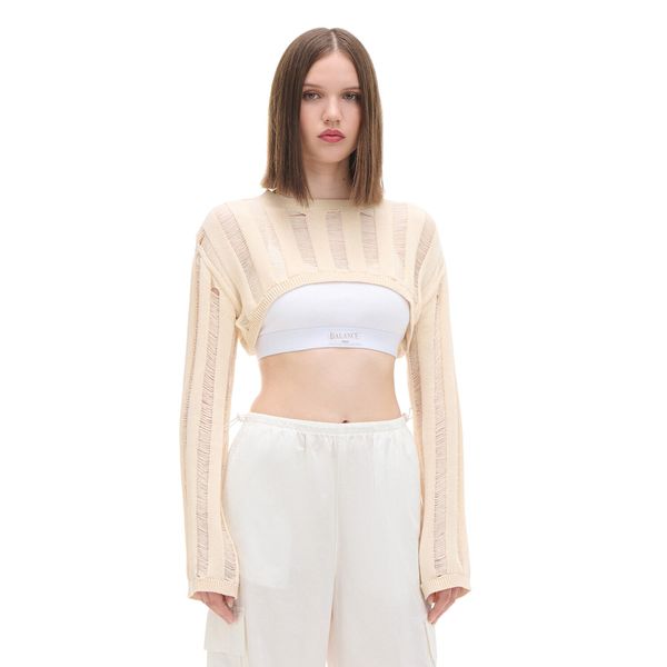 Cropp Cropp - Kratki pulover - krem