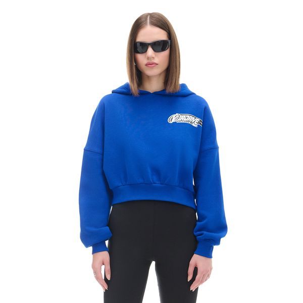 Cropp Cropp - Majica s kapuljačom - indigo