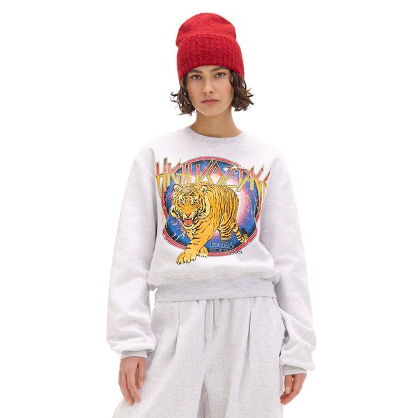 Cropp Cropp - Majica s printom - svijetlo siva