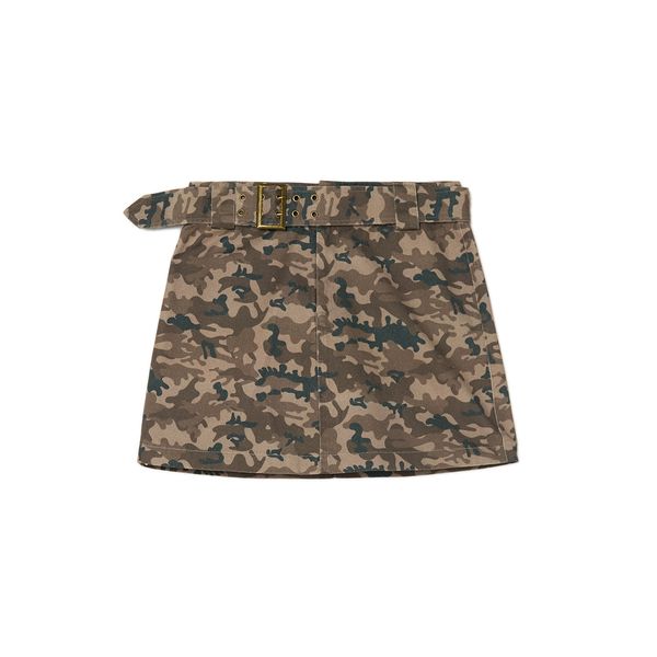 Cropp Cropp - Mini suknja - prljavozeleno